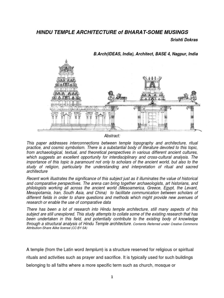 Hindu Temple Architecture Insights | PDF | Indian Religions | Jainism