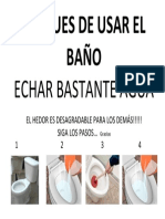 Echar Despues de Usar El Baño