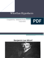 Whorfian Hypothesis