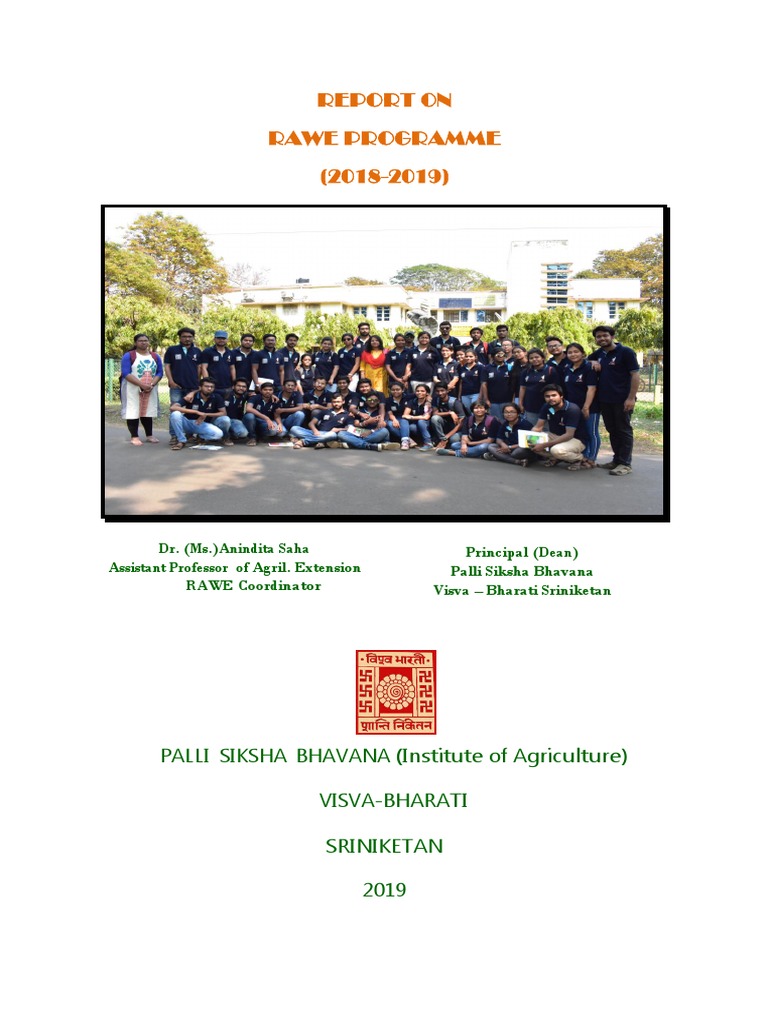 RAWE Programme Report 2018-2019 | PDF | Economic Surplus | Agriculture