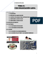 Tema 12 Mc3a9todos de Financiacic3b3n Ajena