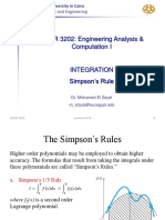 Integration - Simpson's Rule PDF