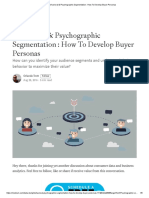 Behavioral & Psychographic Segmentation - How To Develop Buyer Personas