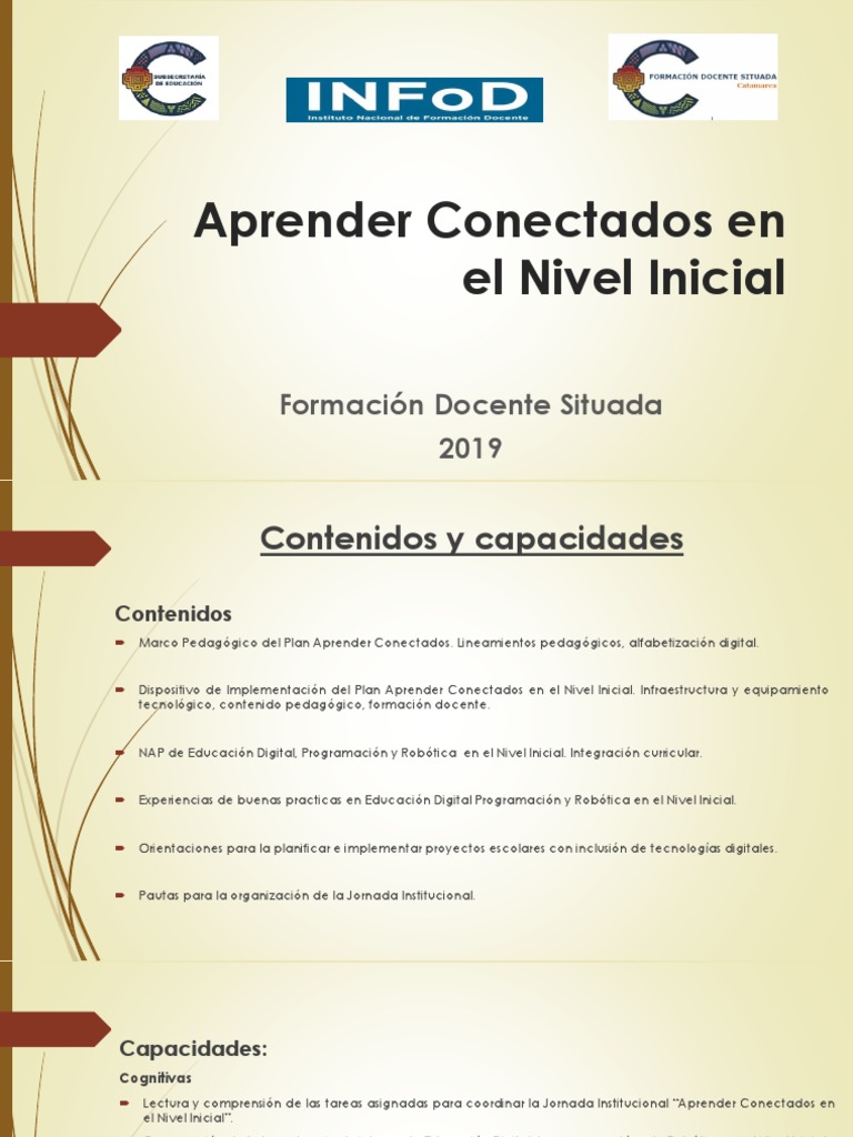 Aprender Conectados en Nivel Inicial | PDF | Planificación | Maestros