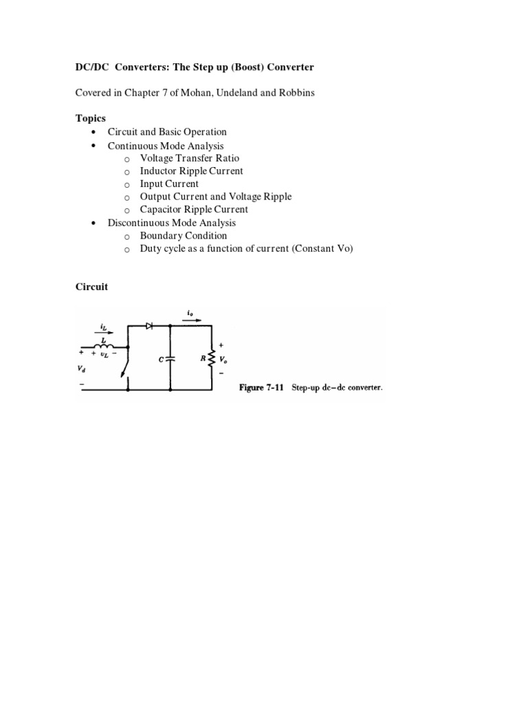 Boost Converter Design Guide | PDF | Electric Power | Electronics