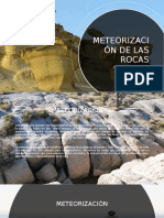 Meteorizacion de las rocas