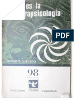 Qué Es La Parapsicología - Oscar Gonzalez Quevedo PDF