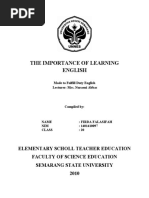Download The Importance of Learning English in Sd by Firda Falasifah SN44448981 doc pdf