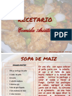 Recetario Comida Asiatica