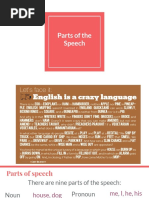 Parts of The Speech and Word Formation