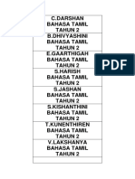 Bahasa Tamil Tahun 2 Label Buku Valar