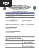 Relatório Semestral Bolsista CAPES 2017.2