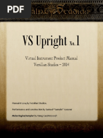 VS Upright 1 Manual PDF