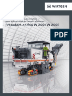 Fresadora - Wirtgen W200 - Especif