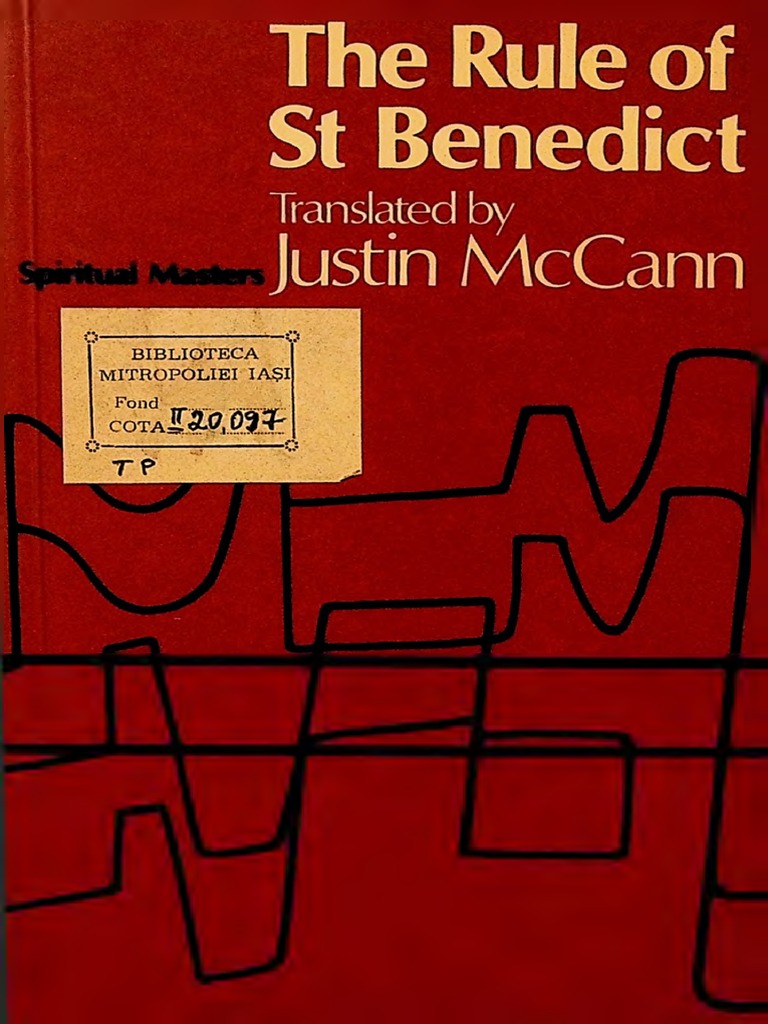 The Rule of Saint Benedict (London, 1980) PDF PDF Monk Monastery
