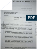 Jurado ELECTORAL ESPECIAL HUARAZ DENUNCIA NORMA ALENCASTRE SOMOS PERU