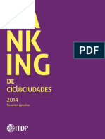 Ranking Ciclociudades 2014 PDF