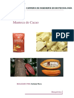 Memoria - Manteca de Cacao