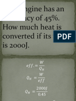 heat engine questions