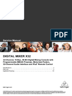 BEHRINGER X32 Service Manual PDF