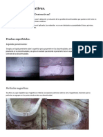 Pruebas No Destructivas: Técnicas para detectar discontinuidades sin dañar materiales