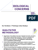 Methodological Concerns: Ike Herdiana // Psikologi Lintas Budaya