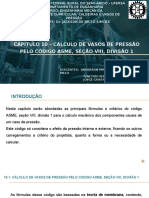 Cálculo de vasos de pressão pelo código ASME seção VIII divisão 1