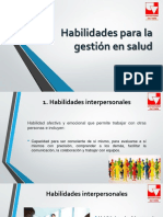 Habilidades para La Gestión en Salud