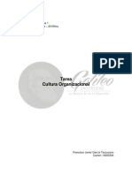 Tarea - Cultura Organizacional