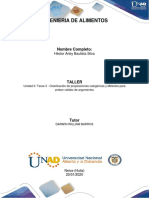 Ingeniería de alimentos: Razonamiento lógico y validación de argumentos