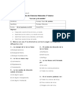 Prueba 1 Parte Unidad 3 C. Naturales.3º Básico