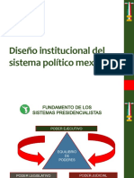 Diseño institucional del sistema político mexicano 2013-1