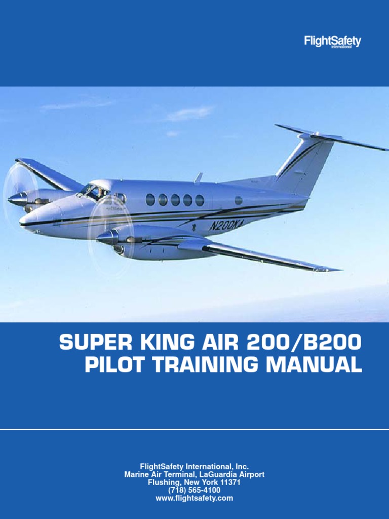 BE20 - King Air - Flight Safety Manualpdf PDF | PDF | Aircraft Flight ...