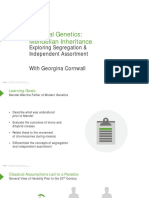 Slides 01 MendelianGenetics Genetics V2 PDF