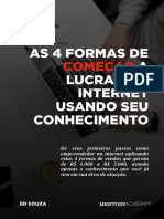 V1 - 4 Formas de Começar A Lucrar Na Internet PDF