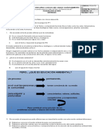 Evaluacion Naturales Tercero