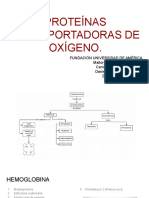 Proteínas Transportadoras de Oxígeno.