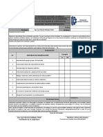 Check List Actividades de Complemento Taller