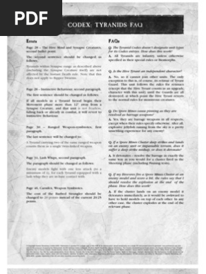 Tyranids codex pdf 8th