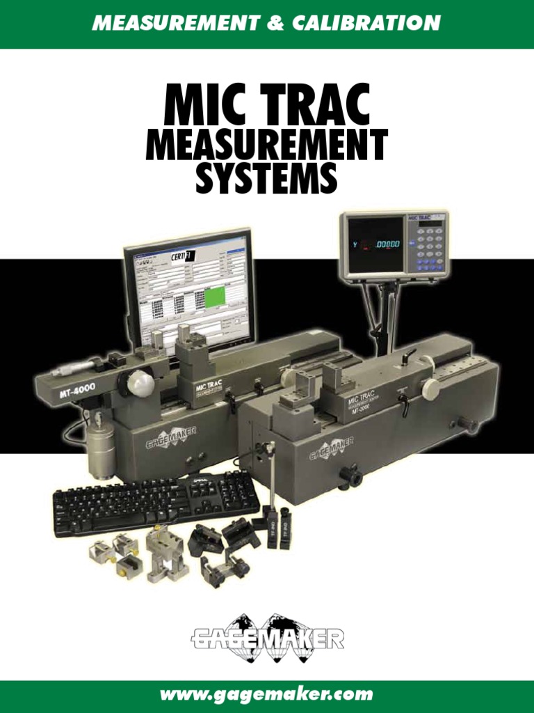 Gagemaker Mictrac PDF Calibration Accuracy And Precision