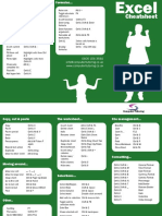 Excel Cheatsheet