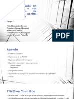 Empresas PYMES en Costa Rica y Sus Oportunidades de Mejora en El Control Administrativo Final