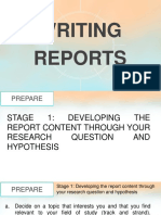 Writing Reports