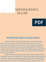 Iman Kepada Rasul Allah