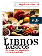Los libros básicos de la cocina española contemporánea