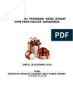 (Edit Baru) Tata Ibadah Perayaan Natal 2019 Eh