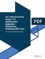 Forrester Total Economic Impact of Appdynamics Application Performance Monitoring With Cisco