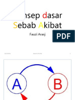 2) Konsep Dasar Sebab Akibat