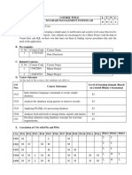 DBMS Lab Syllabus