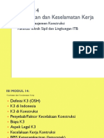 Modul 14 Kesehatan Dan Keselamatan Kerja